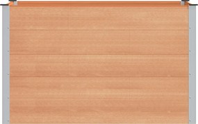 vidaXL Υπερυψωμένη Ζαρντινιέρα Καφέ 150 x 100 x 91 cm