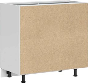 vidaXL Βάση Νιπτήρα "Lyon" Καφέ Δρυς από Τεχνητό Ξύλο