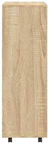 vidaXL Ντουλάπα Sonoma Δρυς 80 x 40 x 110 εκ. από Επεξ. Ξύλο
