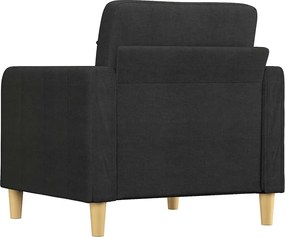 vidaXL Πολυθρόνα Μαύρη 60 εκ. από Ύφασμα