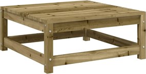 vidaXL Υποπόδιο Κήπου 70 x 70 x 30 εκ. Επεξ. Ξύλο Πεύκου