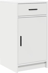 vidaXL Πλαϊνό γραφείο Λευκό 40 x 40.5 x 75 εκ Επεξεργασμένο ξύλο