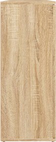 vidaXL Μπουφές Sonoma Δρυς 91 x 29,5 x 75 εκ. από Τεχνητό Ξύλο