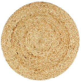 vidaXL Σουπλά Στρογγυλά Απλά 6 τεμ. Φυσικό Χρώμα 38 εκ. από Γιούτα