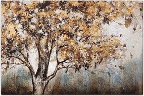 Πίνακας σε καμβά "Autumn Tree" Megapap ψηφιακής εκτύπωσης 140x100x3εκ.