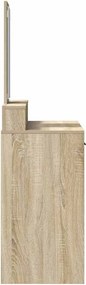 vidaXL Τραπέζι περιποίησης Δρύς Sonoma 100 x 41 x 140 εκ.