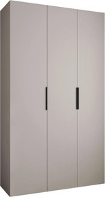 Ντουλάπα Como IV-Cashmere - Μαύρο-Μήκος: 140εκ