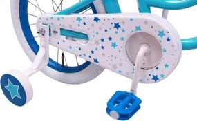 Superstar 16 Inch 22 cm Girls Coaster Brake Light blue