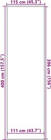 vidaXL Πατάκι Εισόδου Καφέ 115 x 400 εκ.