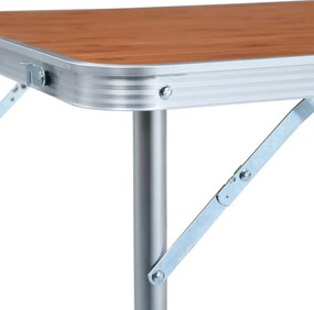 vidaXL Τραπέζι Κάμπινγκ Πτυσσόμενο 120 x 60 εκ. Αλουμινίου