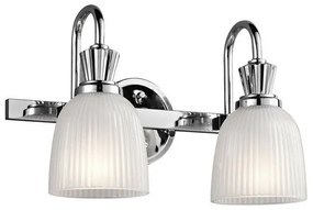 Απλίκα Φωτιστικό Μπάνιου 2xG9 Χρώμιο IP44 Cora KL-CORA2-BATH Elstead Lighting KL-CORA2-BATH Χρώμιο