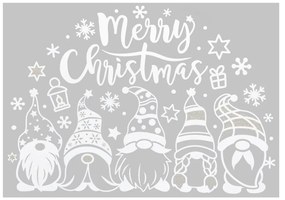 Χριστουγεννιάτικα Αυτοκόλλητα Παραθύρου A-S Gnomes 208252