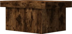vidaXL Τραπεζάκι Σαλονιού Καπνιστή Δρυς 100x55x40 εκ. Επεξεργ. Ξύλο