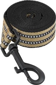 vidaXL Λουρί Σκύλου με Οδηγό και Κολάρο Ρυθμιζόμενο Καφέ M