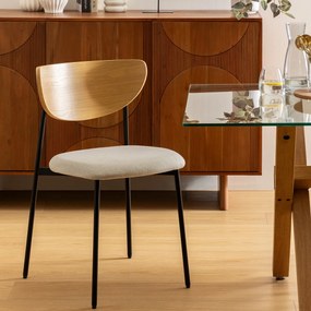 Καρέκλα Τραπεζαρίας (50x50x81) A-S Jaisa Beige 207303A