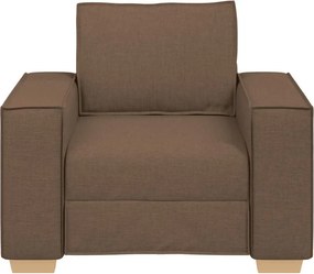 vidaXL Πολυθρόνα-Καναπέ-Καφέ 100x78x84 εκ. από Ύφασμα