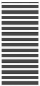 vidaXL Ζέβρα τυφλή Μαύρο Πλάτος υφάσματος 95,9 εκ. Πολυεστέρας