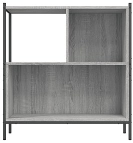 vidaXL Βιβλιοθήκη Γκρι Sonoma 72 x 28 x 77,5εκ. από Επεξεργασμένο Ξύλο