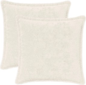 vidaXL Κάλυμμα Μαξιλαριού 2 τμχ. HOUTEN Λευκό 40 x 40 cm