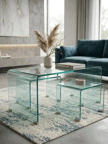 Τραπεζάκια σαλονιού Crystal Plus
