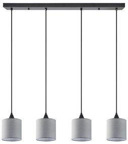 SE21-BL-B10-4BL-SH2 ADEPT PENDAT Grey Shade Pendant+