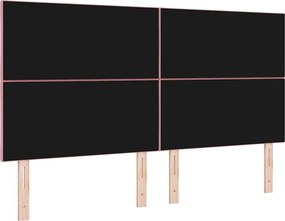 vidaXL LED κεφαλάρι Ροζ 180 cm Βελούδο