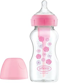 DR. BROWN'S Μπιμπερό πλαστικό Options (Φ.Λ.) 270 ml ροζ WB 91801