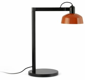 Φωτιστικό Γραφείου Tatawin Metal 20337-143 1xE27 45,4x57,5cm Black-Reddish Orange Faro Barcelona