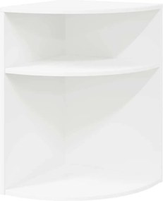 vidaXL End Table Λευκό 39,7 x 39,7 x 60 εκ Επεξεργασμένο ξύλο