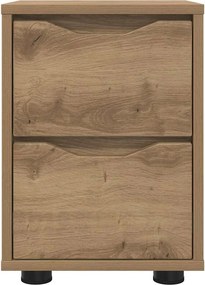 vidaXL Κομοδίνα 2 τμχ. Artisan Oak 30,5 x 30 x 43 εκ