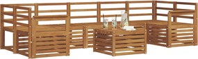 vidaXL Σετ Καναπέ 8 pcs Φυσικό Στερεό Ξύλο Ακακίας