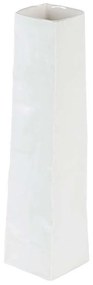 Βάζο 0015730 6x6x26cm White Raeder Porcelain