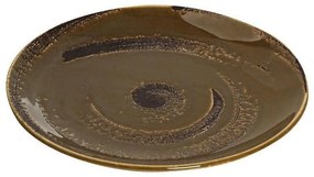 Πιάτο Πορσελάνινο Typhoon Ρηχό Tlw102K6 Φ24,5cm Brown Espiel Porcelain