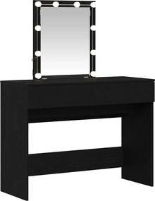 vidaXL Τραπέζι περιποίησης Μαύρη Οξυά 100 x 40 x 130 εκ