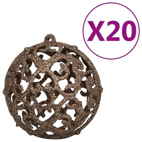 vidaXL Χριστουγεννιάτικο Δέντρο Τεχν. LED/Μπάλες/Χιόνι Πράσινο 400 εκ.