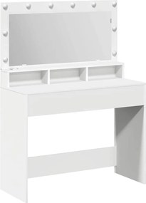 vidaXL Τραπέζι περιποίησης Λευκό 100 x 41 x 135 εκ. Επεξεργασμένο ξύλο
