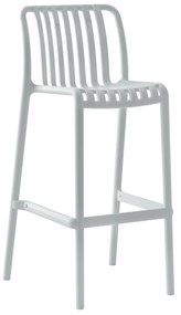 BAR STOOL POLYPROPYLENE CONVEE  WHITE 38,5x49,5x102Hcm.