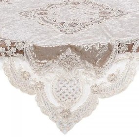 ΤΡΑΠΕΖΟΜΑΝΤΗΛΟ FYLLIANA ΜΠΕΖ ΧΡΩΜΑ 85x85εκ 374-126-900