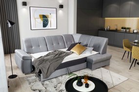 Γωνιακός καναπές Dorro-Prasino-Δεξιά