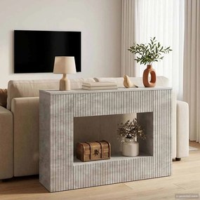 vidaXL Τραπέζι κονσόλας Σκυρόχρωμο Γκρι 101 x 29 x 74 εκ.