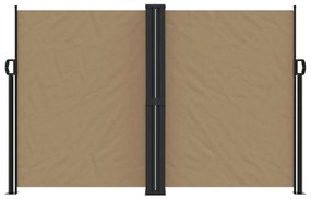 vidaXL Σκίαστρο Πλαϊνό Συρόμενο Taupe 160 x 1200 εκ.
