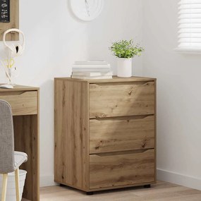 vidaXL Ντουλάπι αποθήκευσης Artisan Oak 60 x 48 x 81 εκ