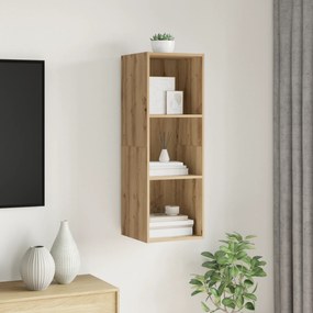 vidaXL Ντουλάπι TV artisan δρυς 37 x 37 x 107 εκ Επεξεργασμένο ξύλο