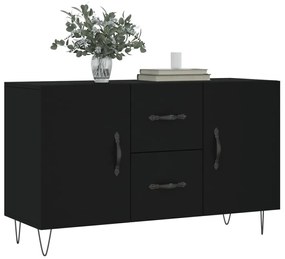 vidaXL Ντουλάπι Μαύρο 100x36x60 εκ. από Επεξεργασμένο Ξύλο