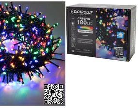 300 LED Εσωτ. &amp;amp; Εξωτ. Χώρου Με 8 Προγράμματα Και Μετασχηματιστή Πολύχρωμο Φως Πράσινο Καλώδιο Μη Επεκτεινόμενο IP44 31V