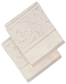 Πετσέτες Sultan 317HBY2259 (Σετ 2τμχ) Cream L'Εssentiel Maison Σετ Πετσέτες 50x90cm 100% Βαμβάκι