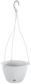Γλάστρα Κρεμαστή (Φ27x16.6) Marhome Splofy Λευκό 09-DSPW270-S449