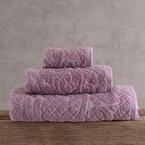 Πετσέτα Imani Purple Ρυθμός Χεριών 30x50cm 100% Πενιέ Βαμβάκι