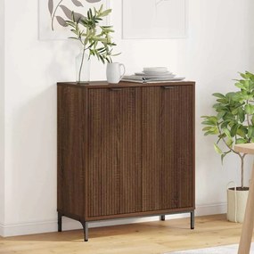 vidaXL Πλαϊνό γραφείο Καφέ δρυς 69.5 x 33 x 82 εκ. Επεξεργασμένο ξύλο