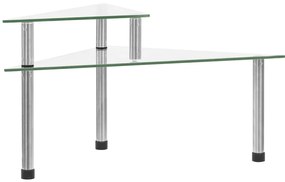 vidaXL Ραφιέρα Κουζίνας Διαφανής 49,5 x 35 x 19 εκ. από Ψημένο Γυαλί